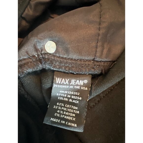 Wax Jean Collection Black Modest Distressed Jeans 13/31 Skinny‎ Stretch - Picture 4 of 10